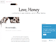 Tablet Screenshot of honeyaubrey.com